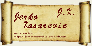Jerko Kašarević vizit kartica
